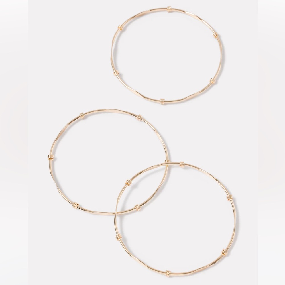 Evereve Gold Rita Bangle Bracelets